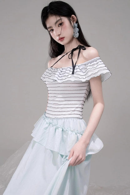 Aurora One-Shoulder A-Line Dress