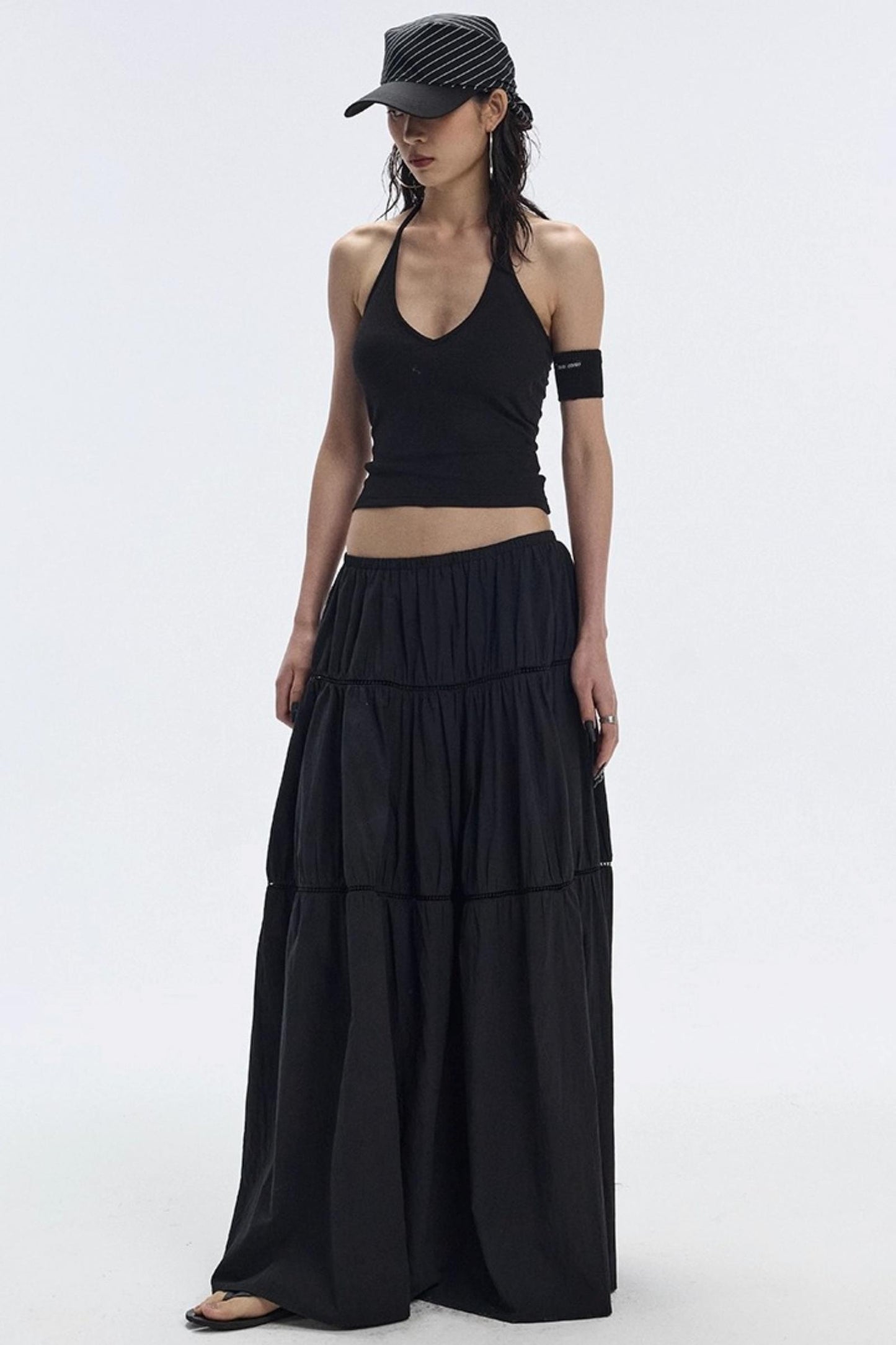 Black Design Tower Skirt