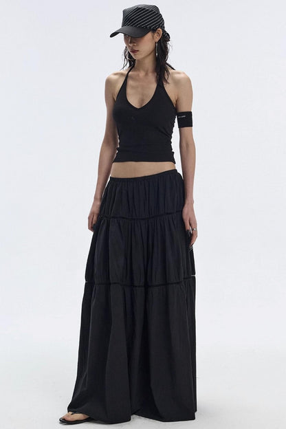 Black Design Tower Skirt