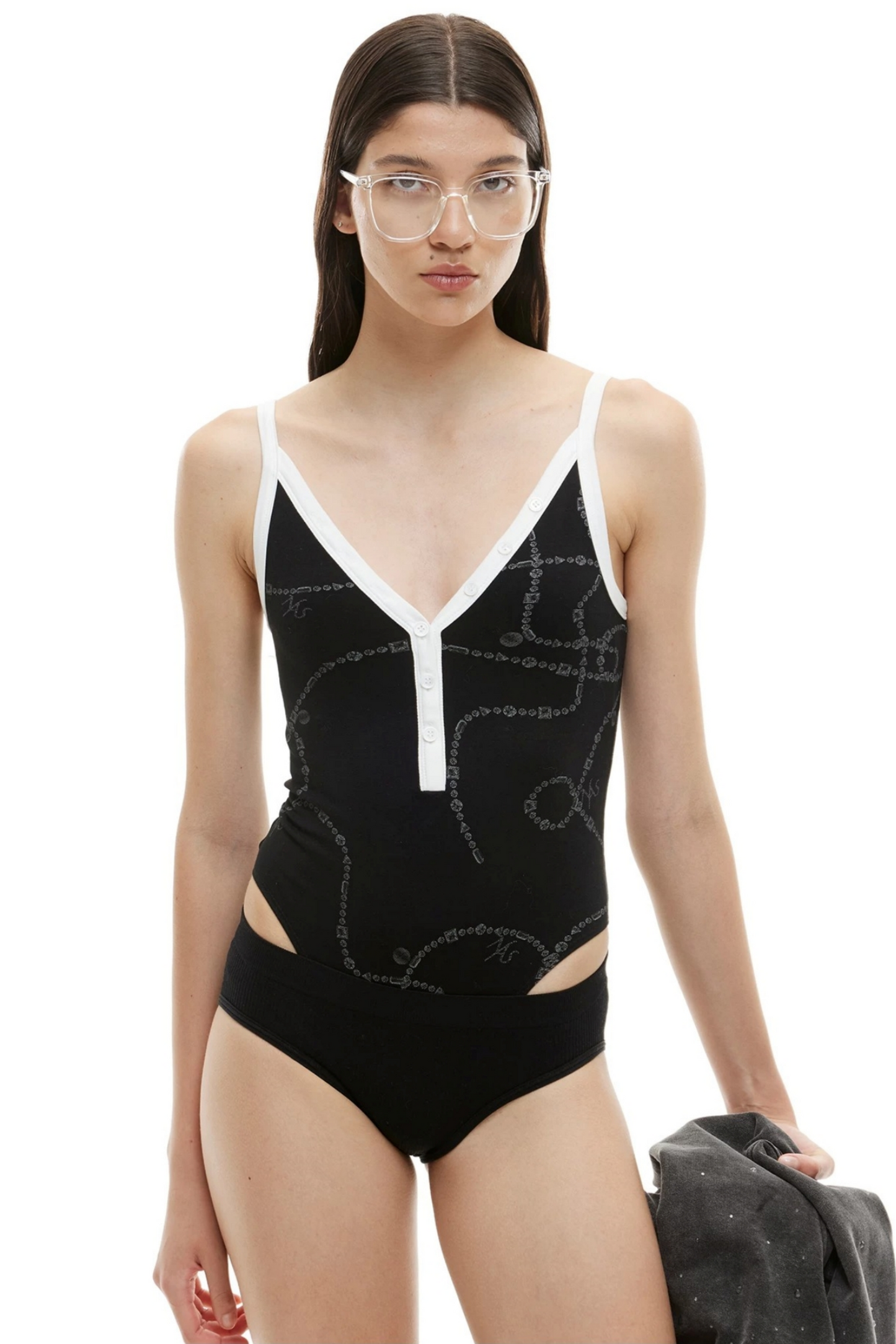 Color-Blocked Slim-Fit Camisole