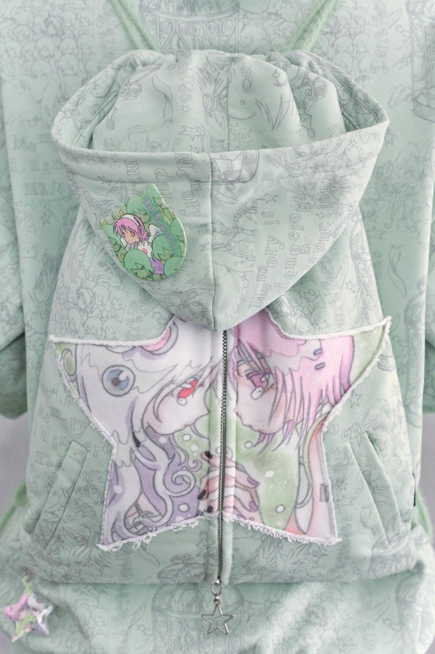 Dreamcore Double Shoulder Sweatshirt Drawstring Bag