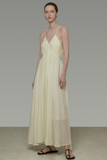 Summer Chic V-Neck Sleeveless Dress