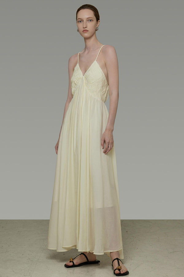 Summer Chic V-Neck Sleeveless Dress