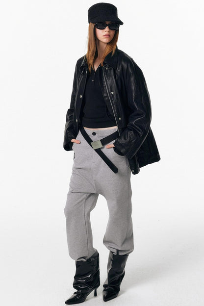 Micro-Flared Walking Pants