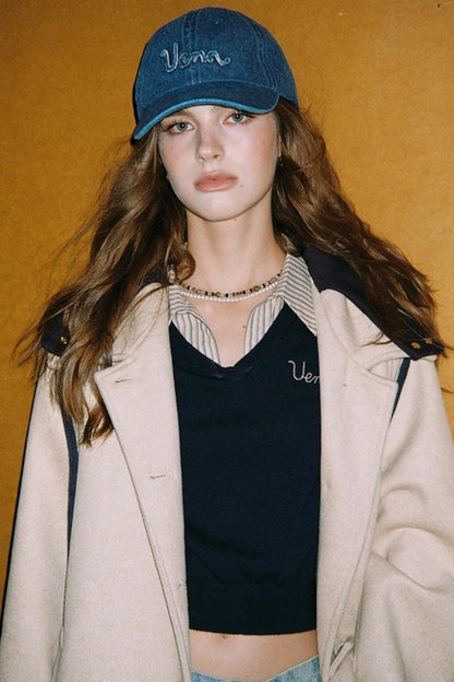 Vintage Denim Baseball Cap