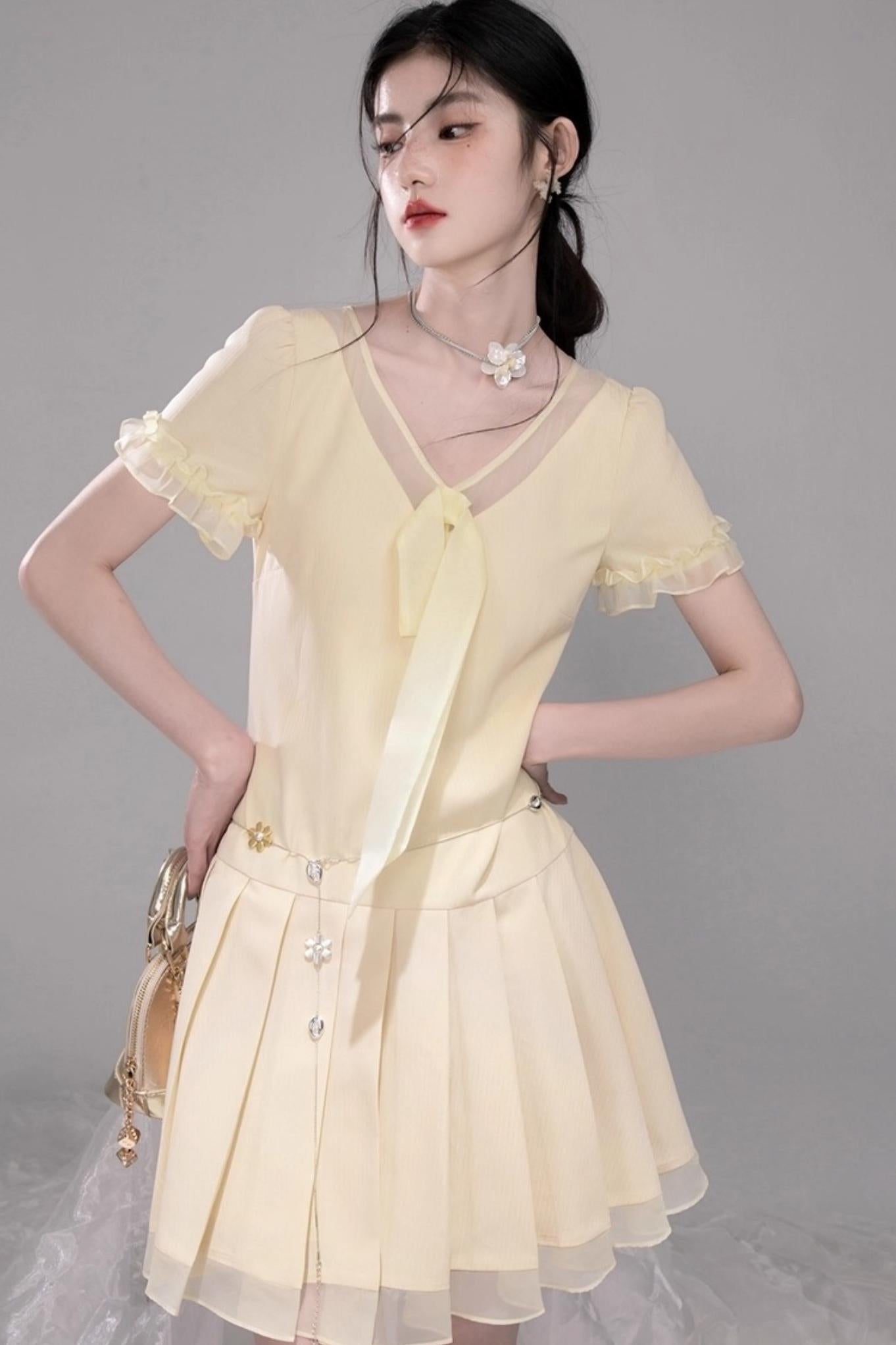 Sweet Character Patchwork Dress