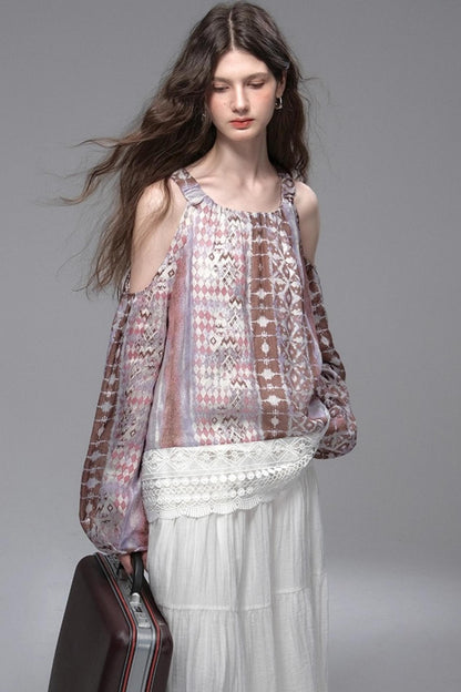 Wandering Petals Lace Shirt