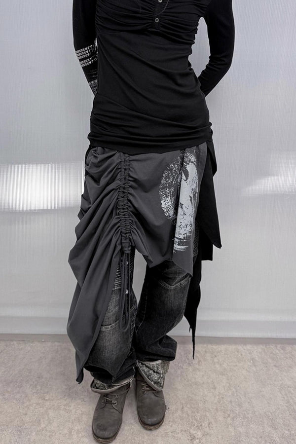 Autumn Original Fringe Wrap Skirt