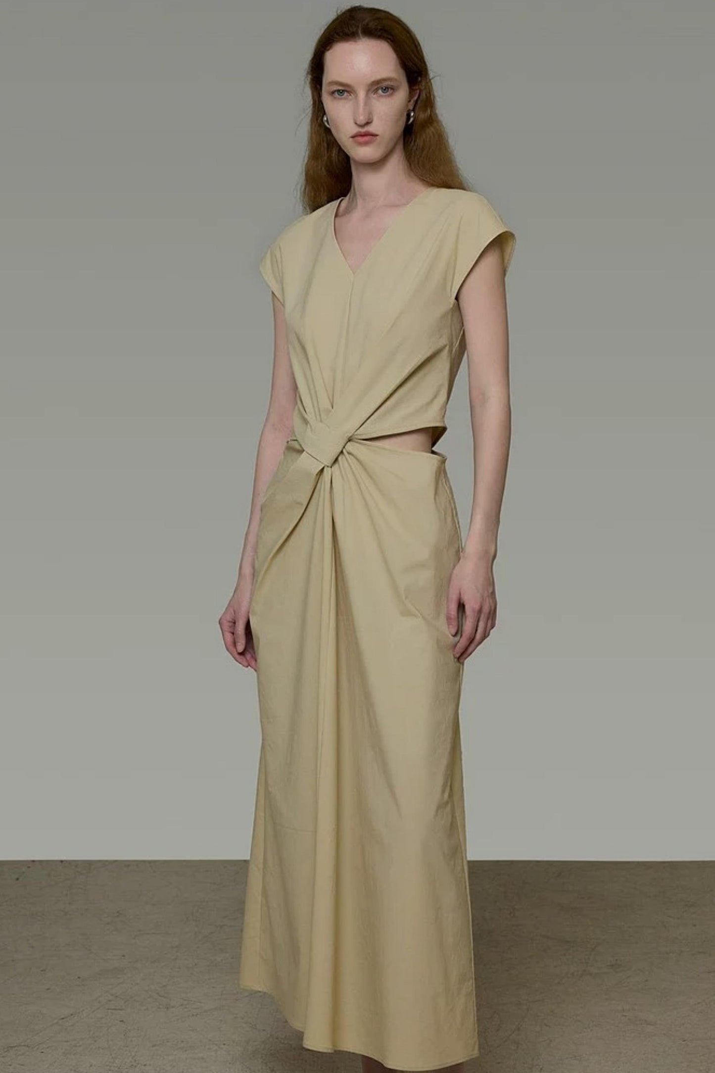 French Pleated Summer Dress
