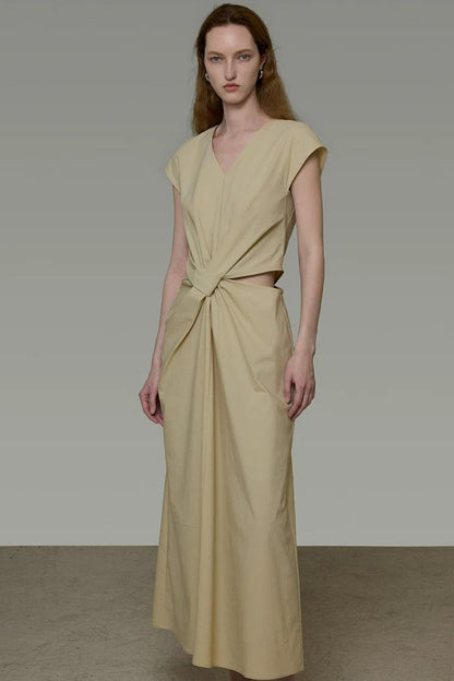 French Pleated Summer Dress
