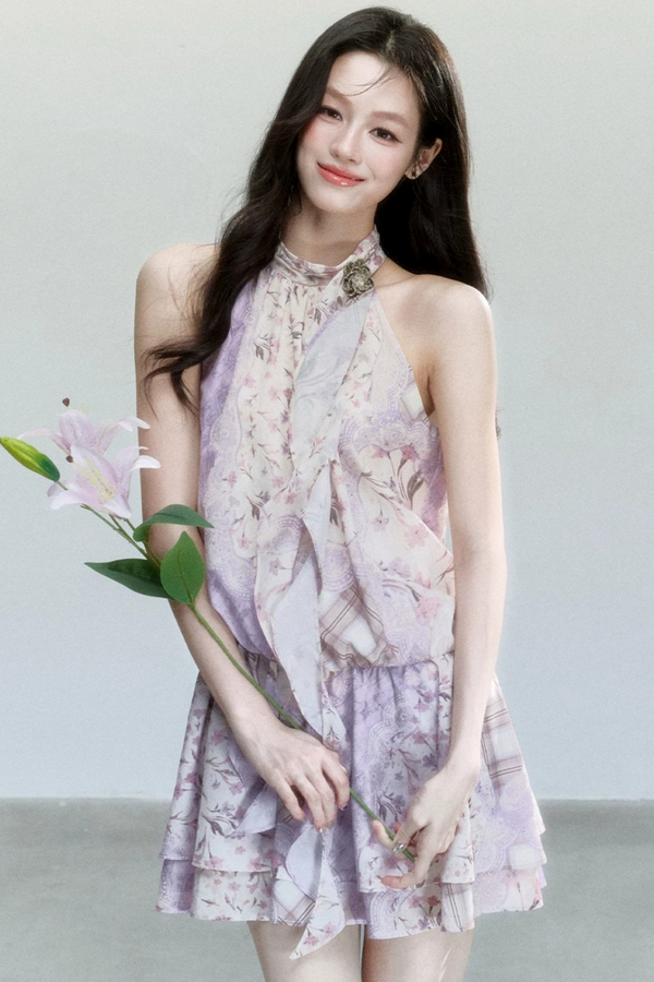 Romantic Retro Floral Dress