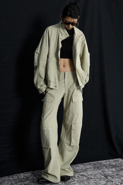 Modern Khaki Cargo Pants