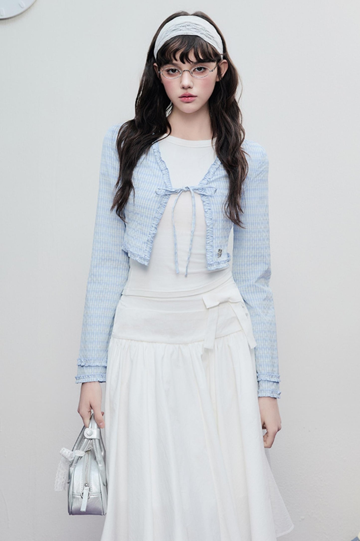 Lace Drawstring Cardigan