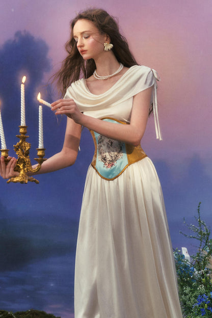 Elegant Floral Dress Waist