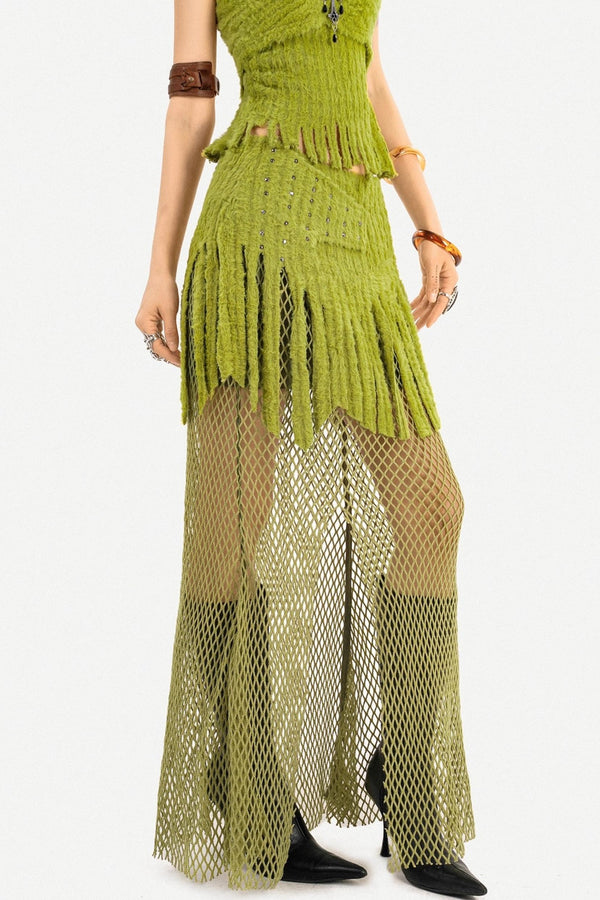 Plush Mesh Skirt Set-Up