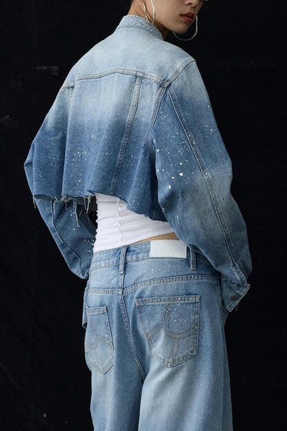 Blue Winter Denim Jacket