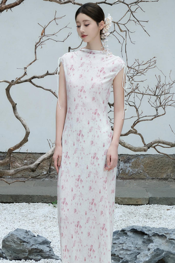 Vintage Plum Blossom Dress