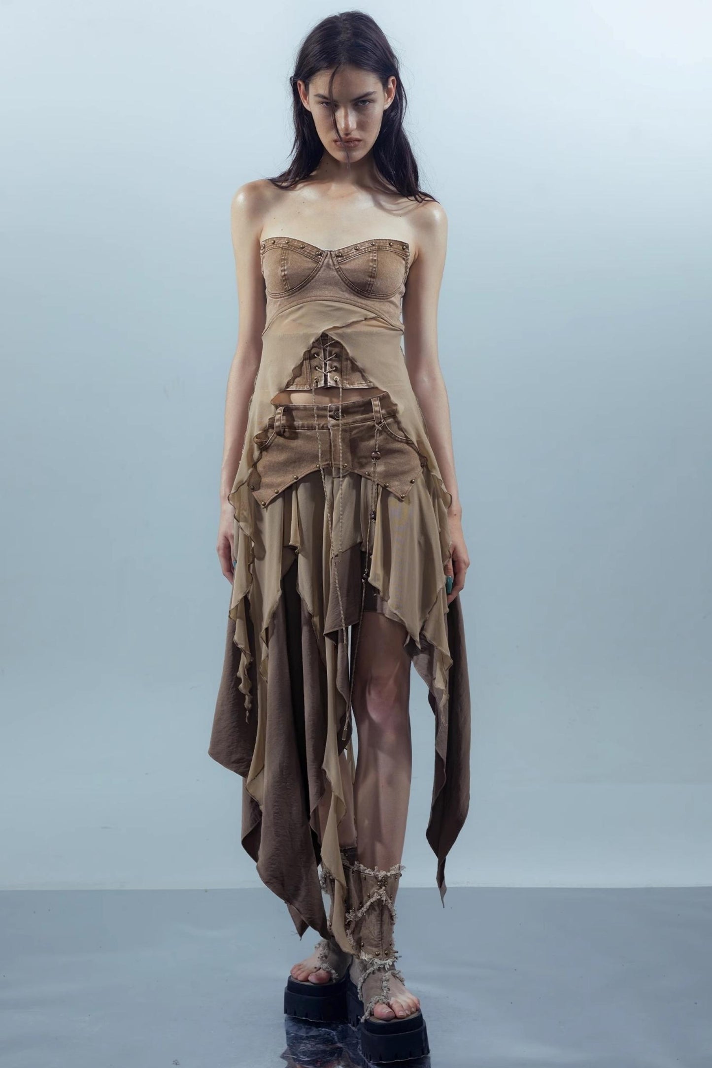 Eclectic Asymmetrical Skirt