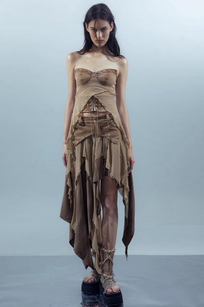 Eclectic Asymmetrical Skirt