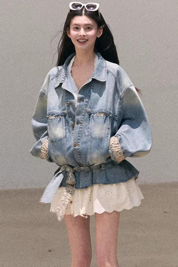 Vintage Washed Denim Jacket