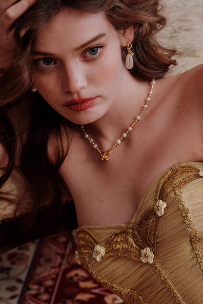 Butterfly Pearl Necklace
