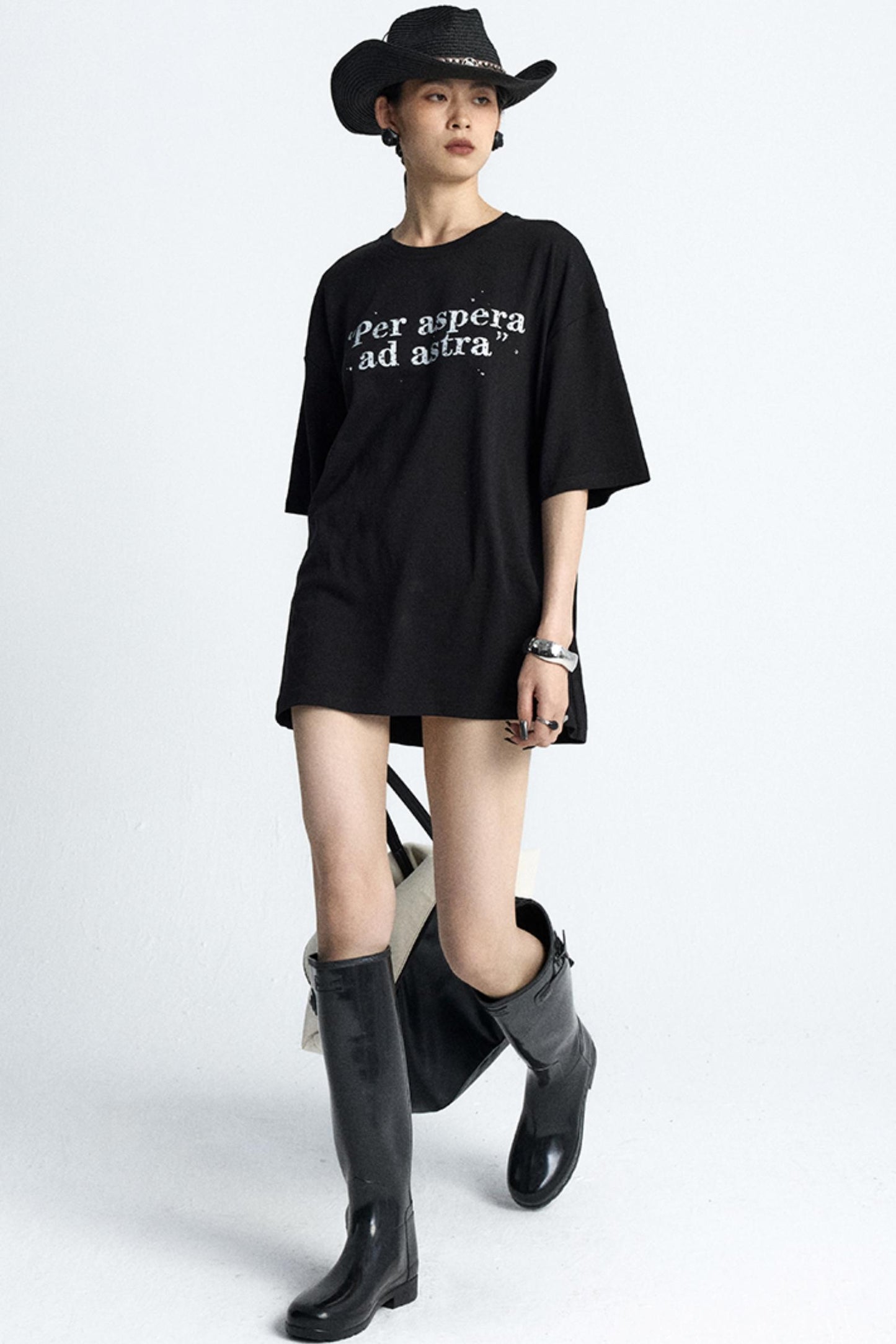 Mottled Chic Slouchy Tee