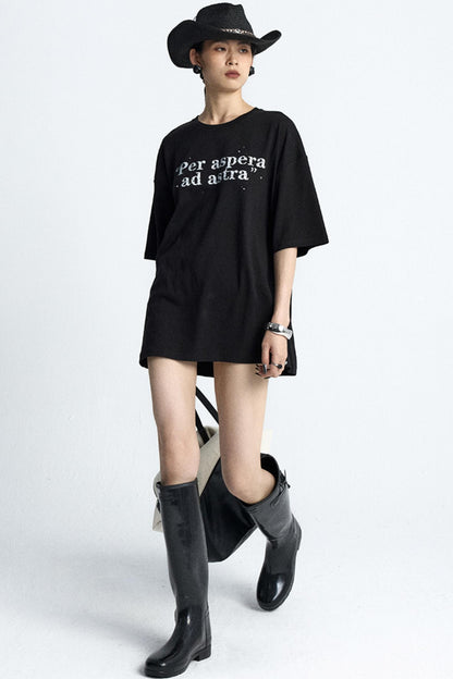 Mottled Chic Slouchy Tee