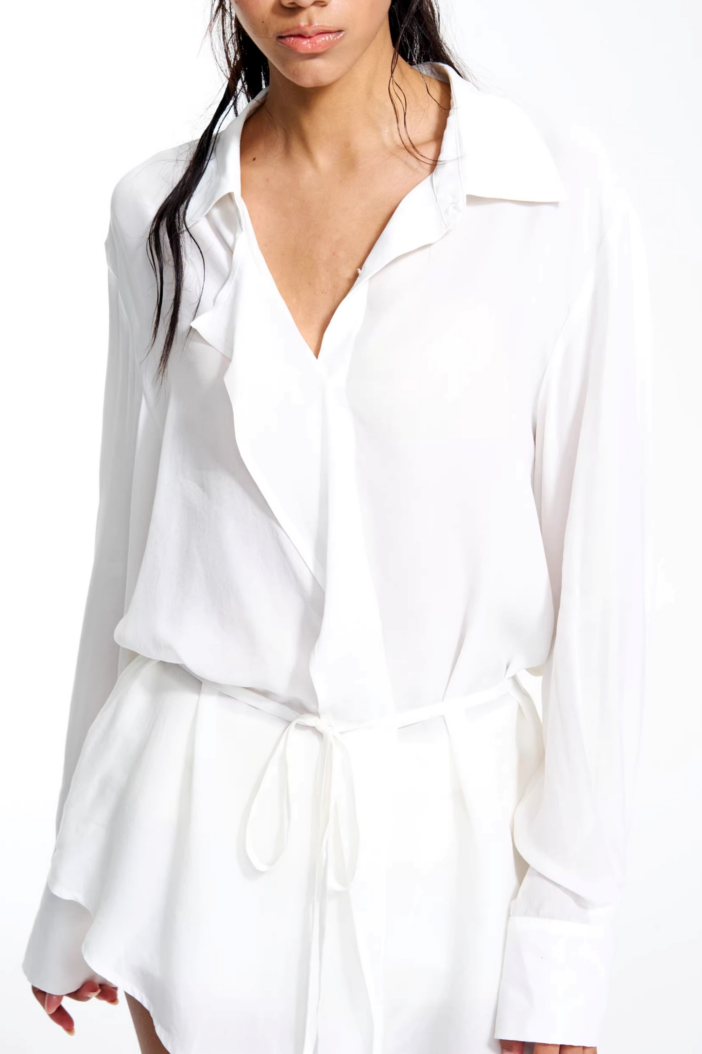 Heavy Sand-Washed Tencel Shirt