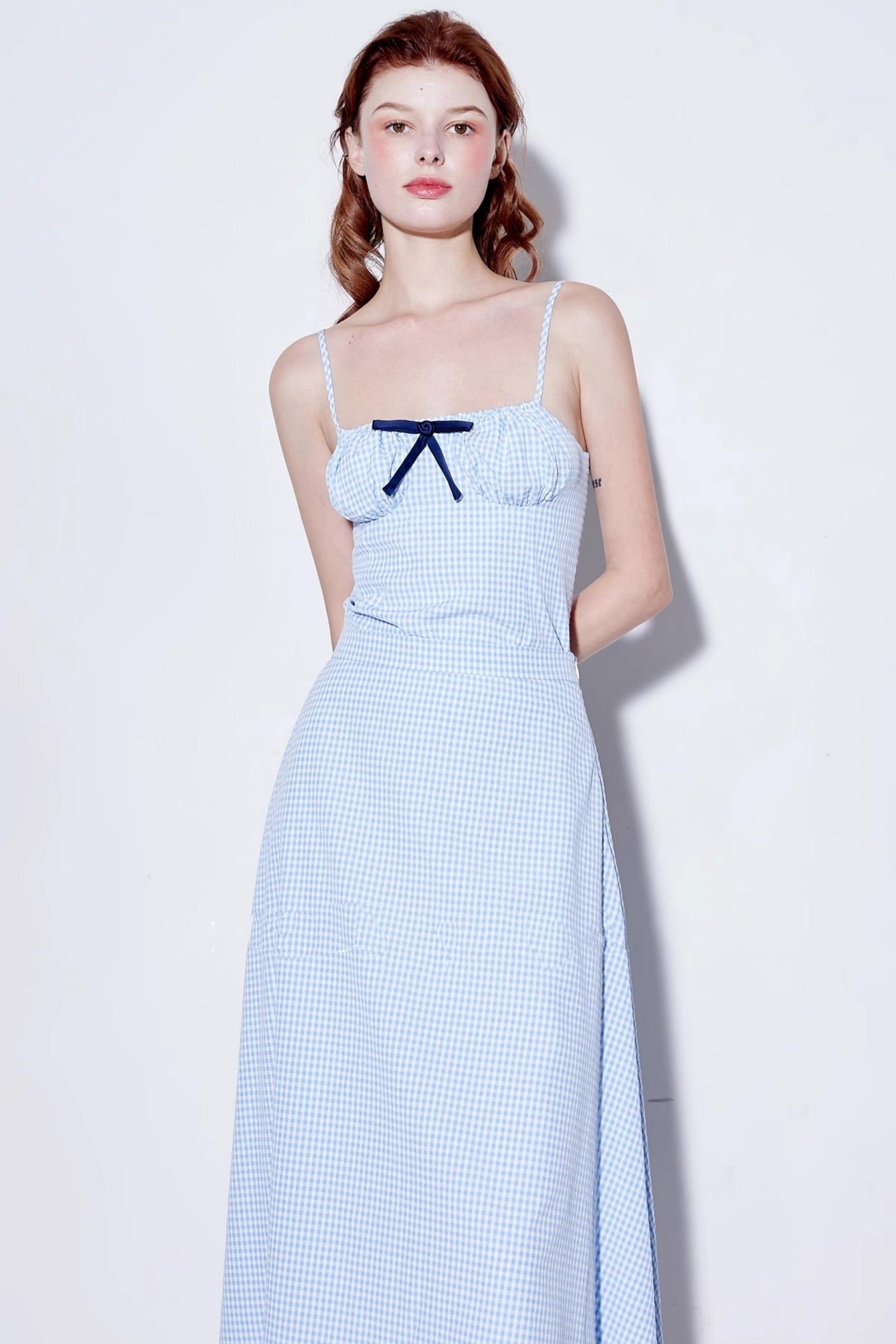 Checkered Sweetheart Summer Skirt Set-Up