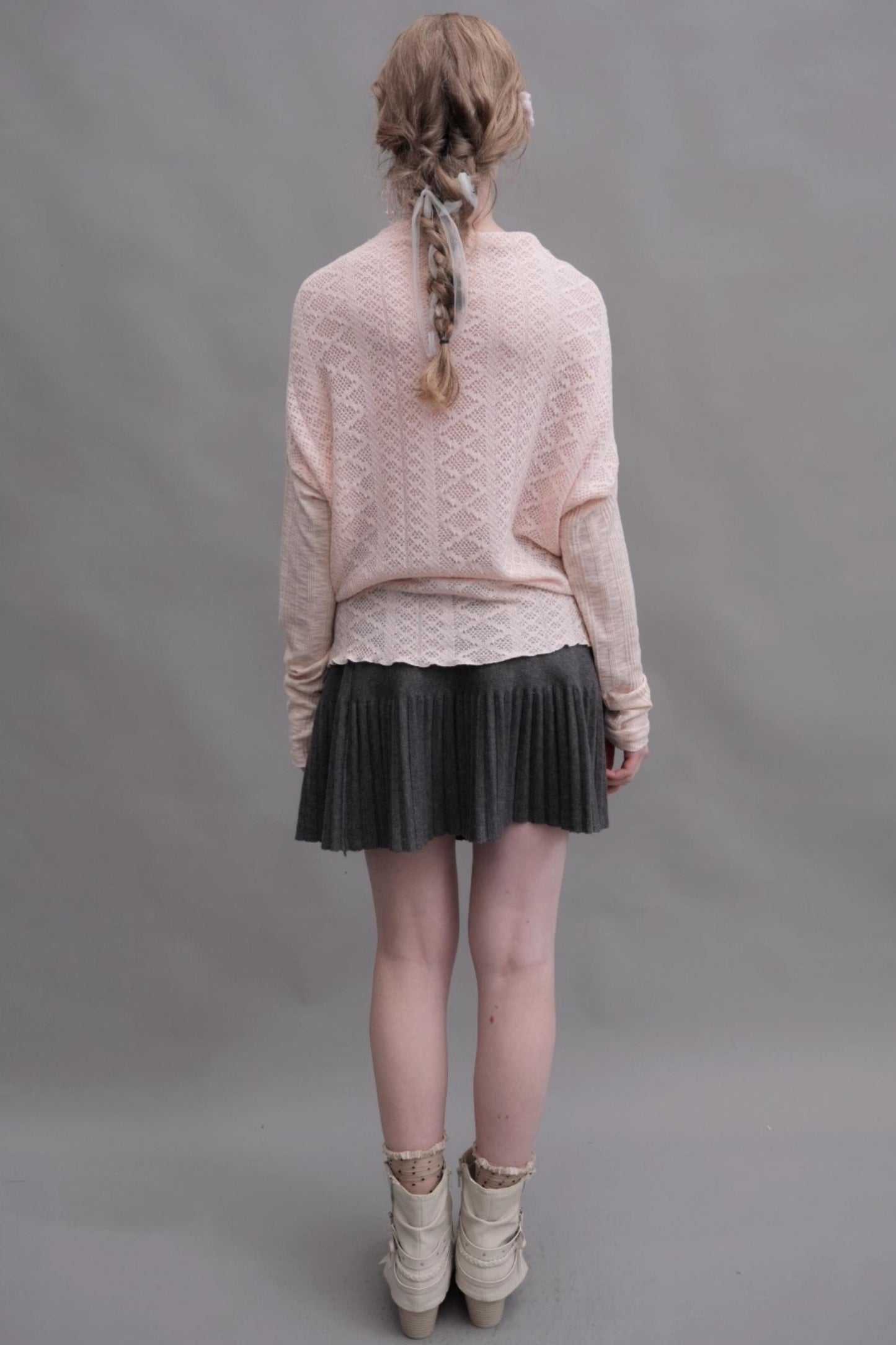 Off-Shoulder Knit Sweater