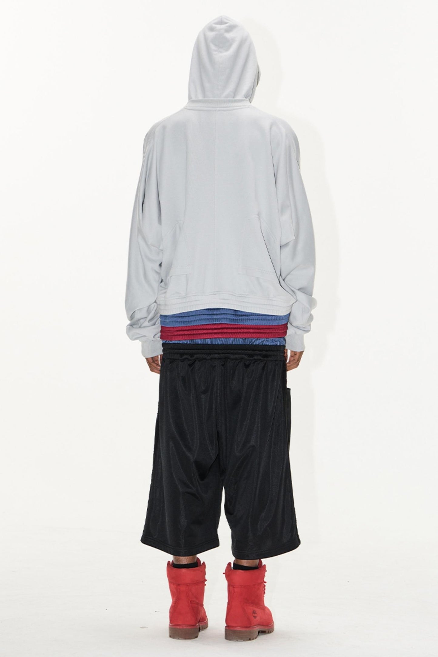 Layered Hooded Sweater Pants