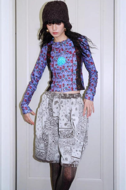 Vintage Leopard Velvet T-Shirt