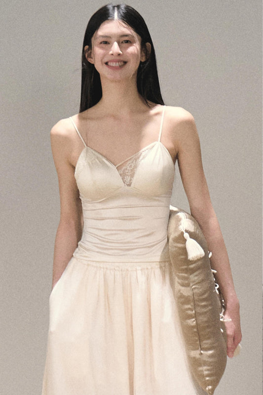 Wake Up Satin Lace Camisole