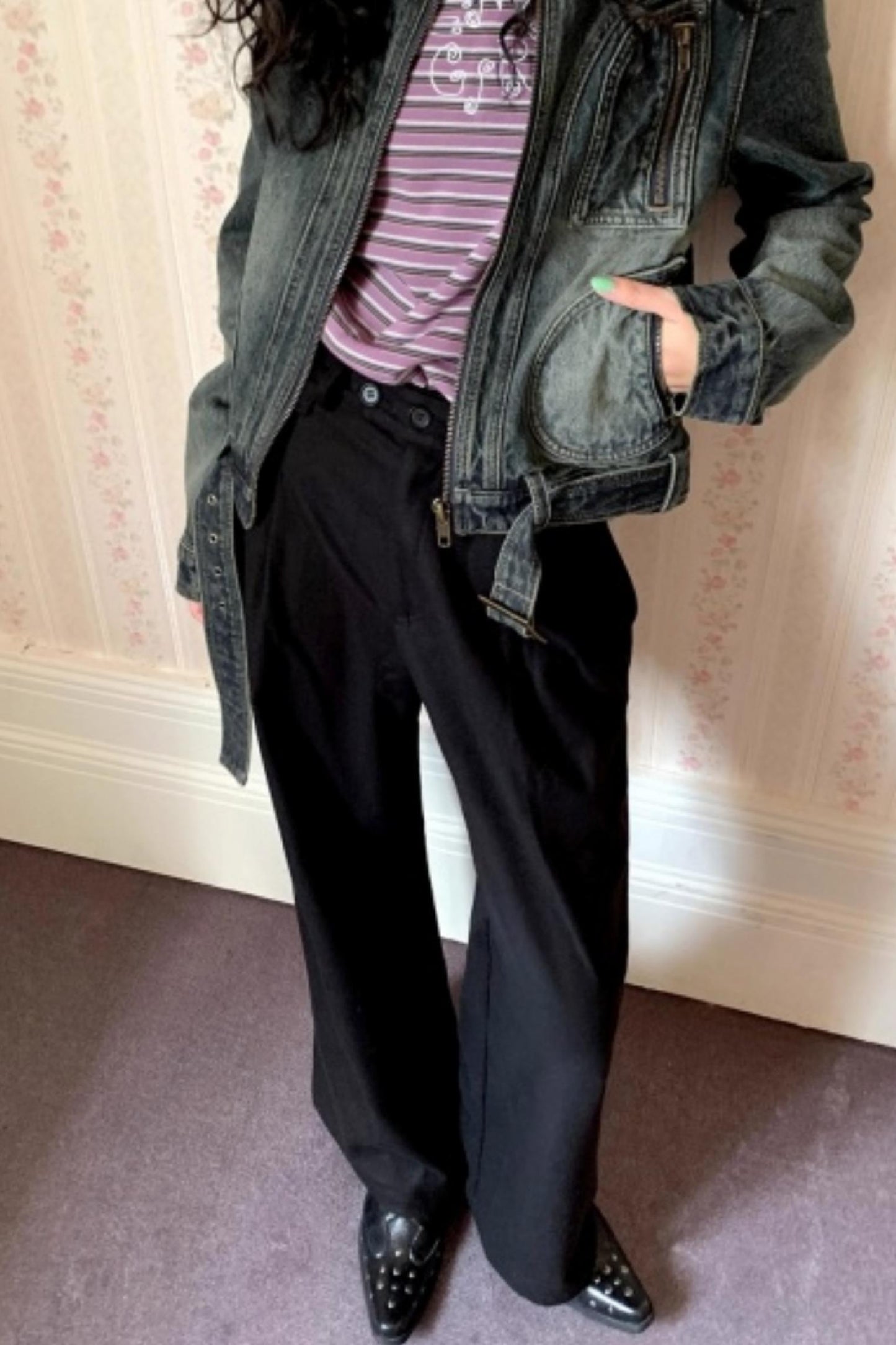 Night Feast Woolen Pants