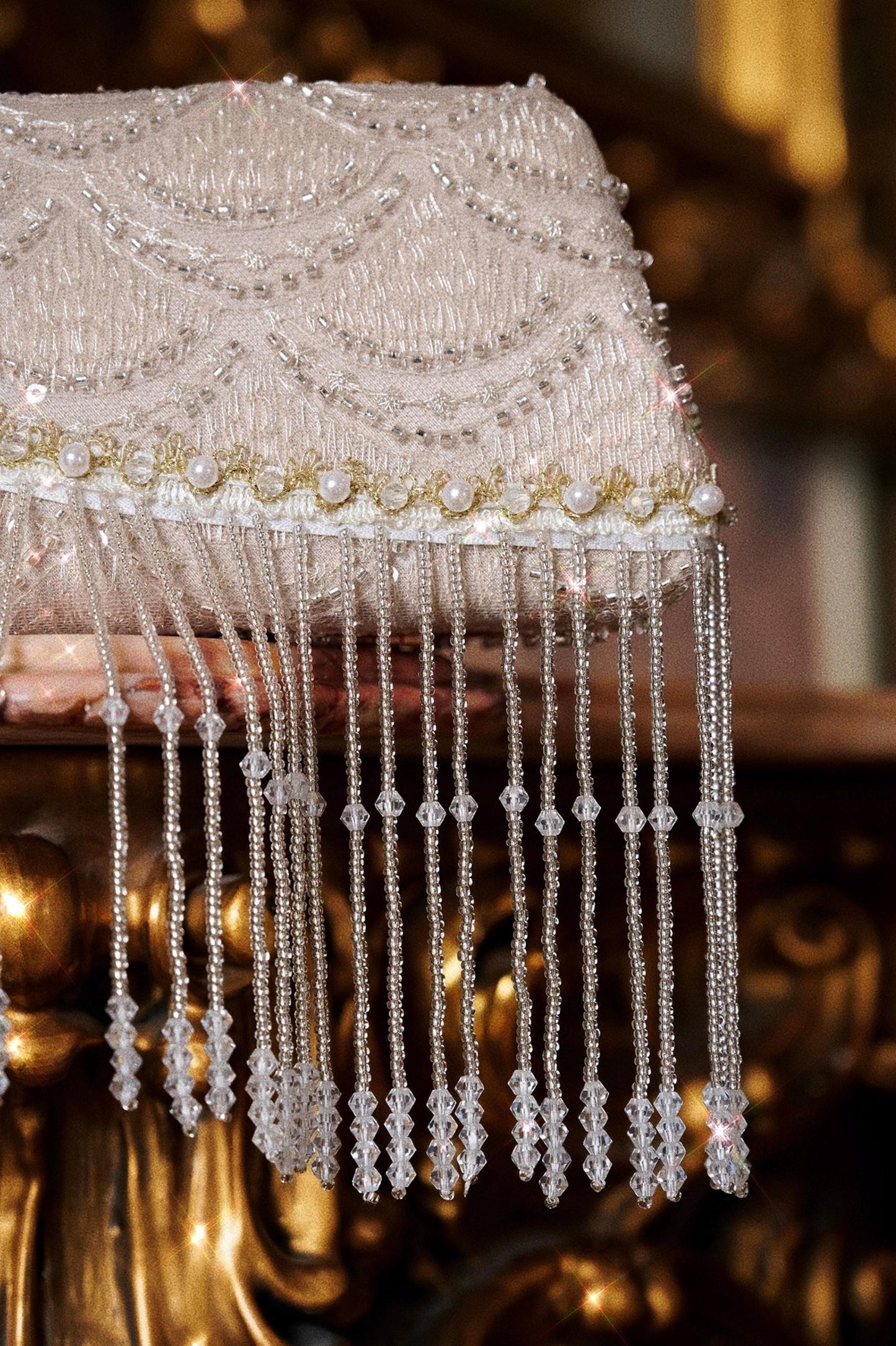 Slavic Rhinestone Clutch Bag