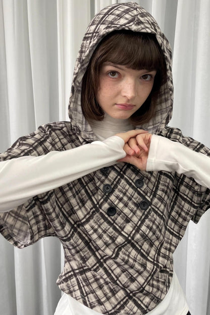 Striped Hooded Sweatshirt