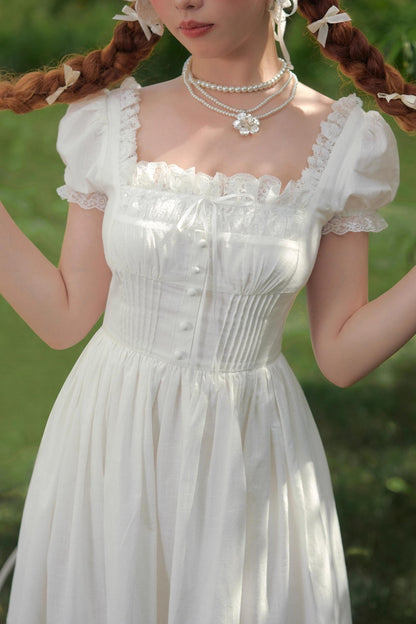 Cinderella Square Neck Dress