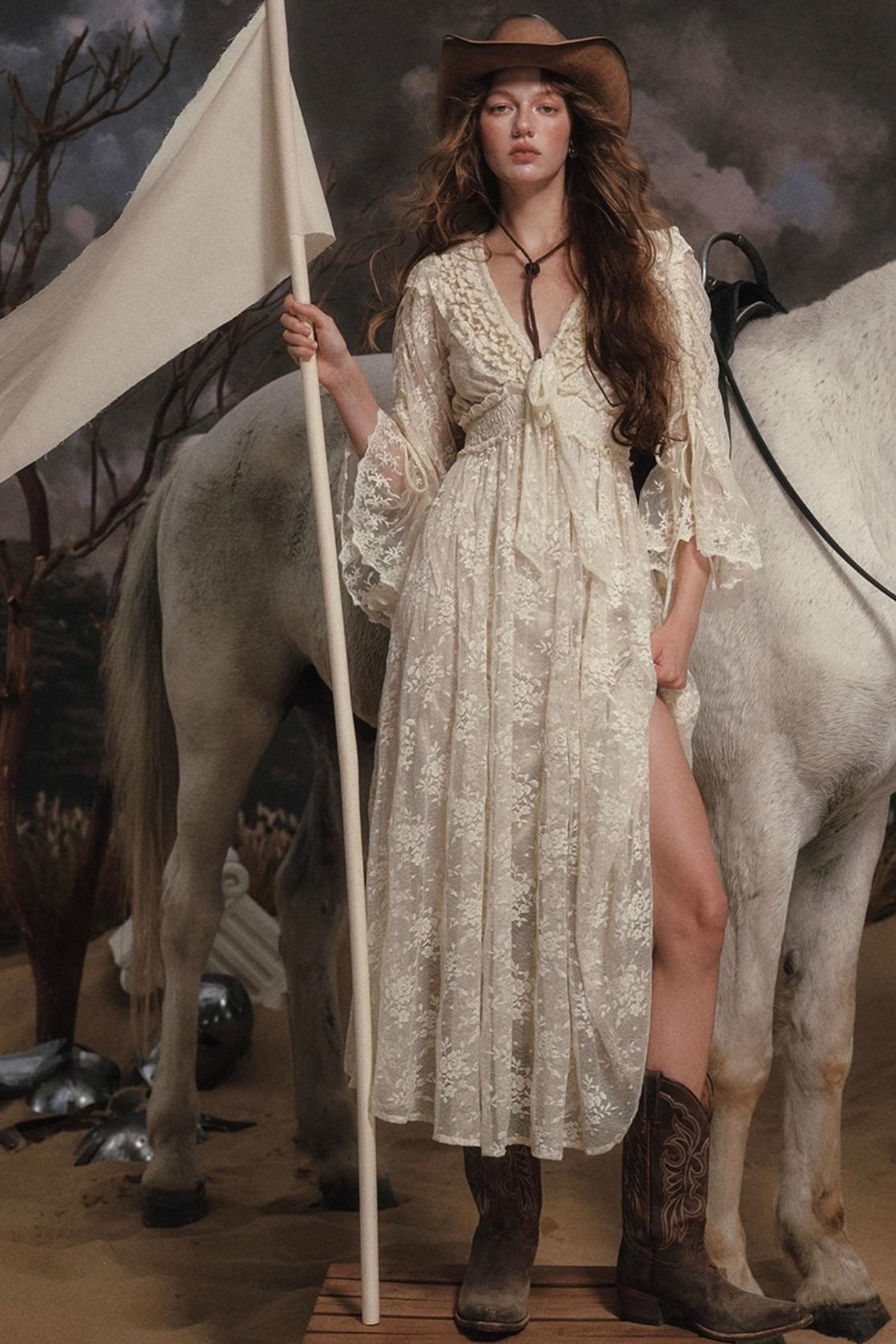 Princess Charming Lace Dress Set-Up