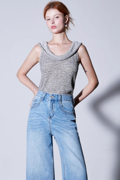 Natural Breathable Knitted Top