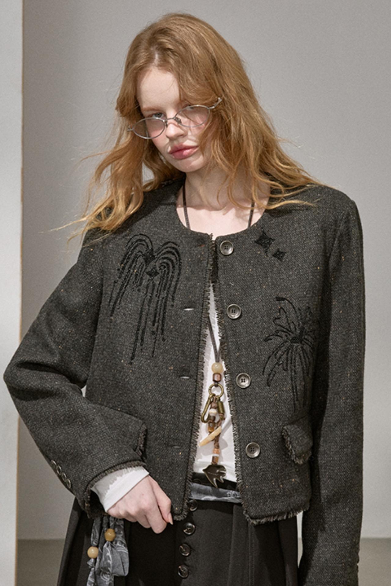 Bead-Embroidered Fireworks Jacket