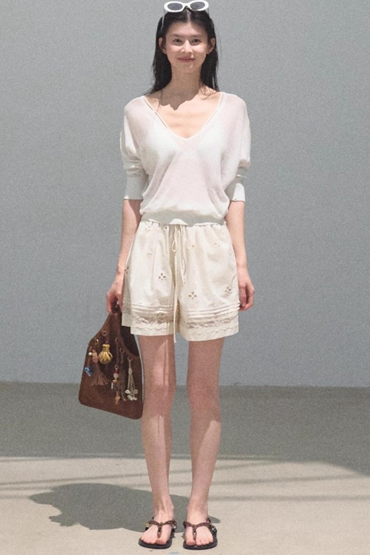 Distant Tenderness Knit Camisole Set