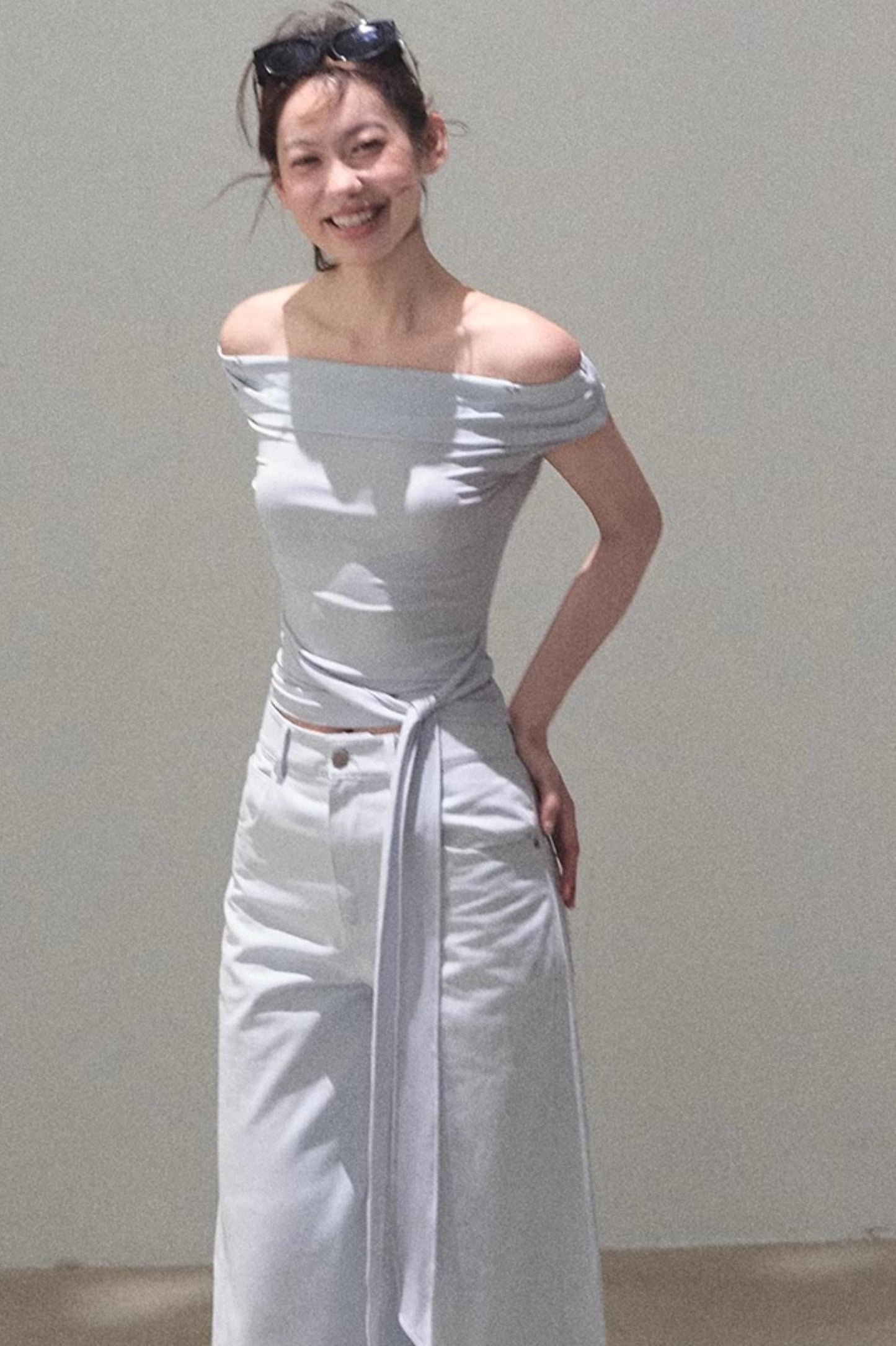 Summer Chic One-Shoulder Top