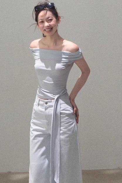 Summer Chic One-Shoulder Top