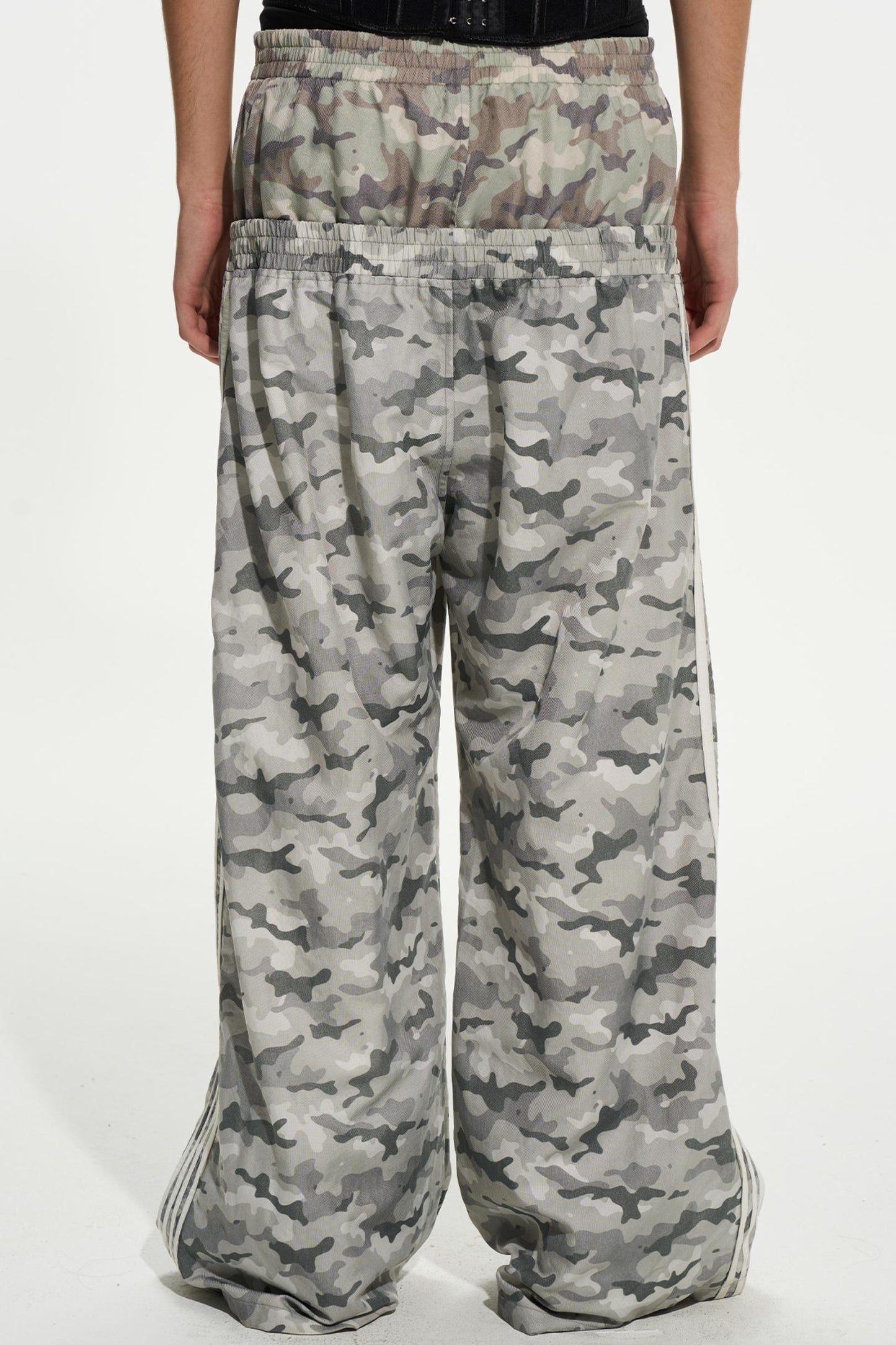 Double-Waist Camouflage Pants