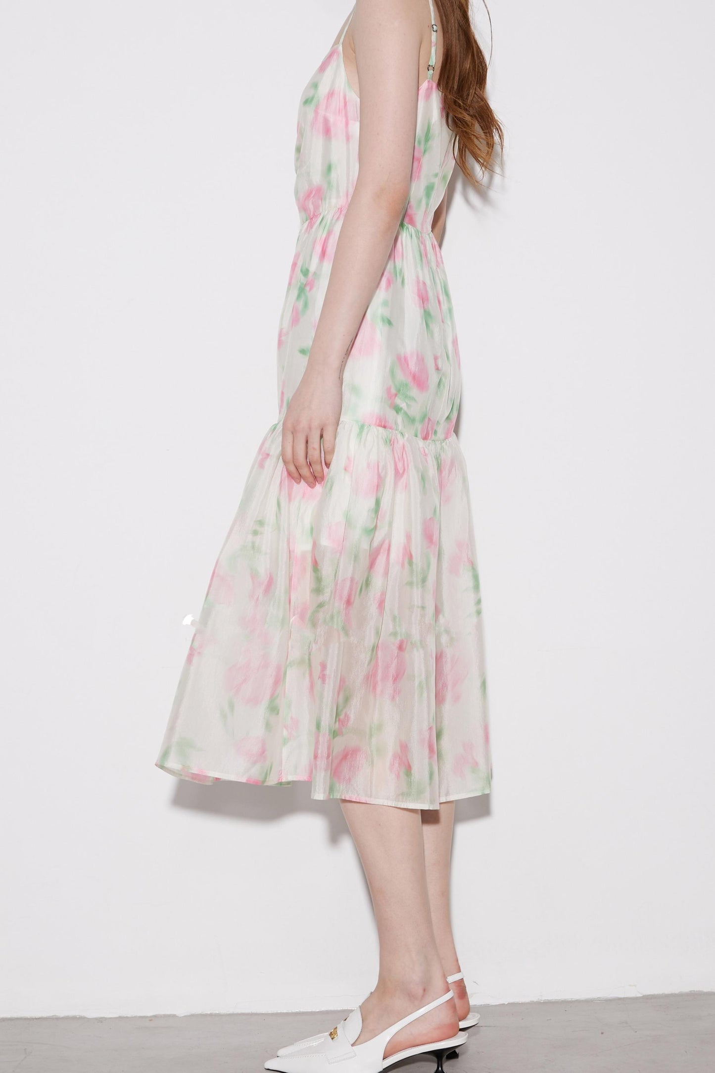 Luxe Copper Halter Dress