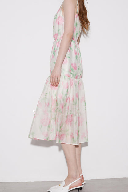 Luxe Copper Halter Dress