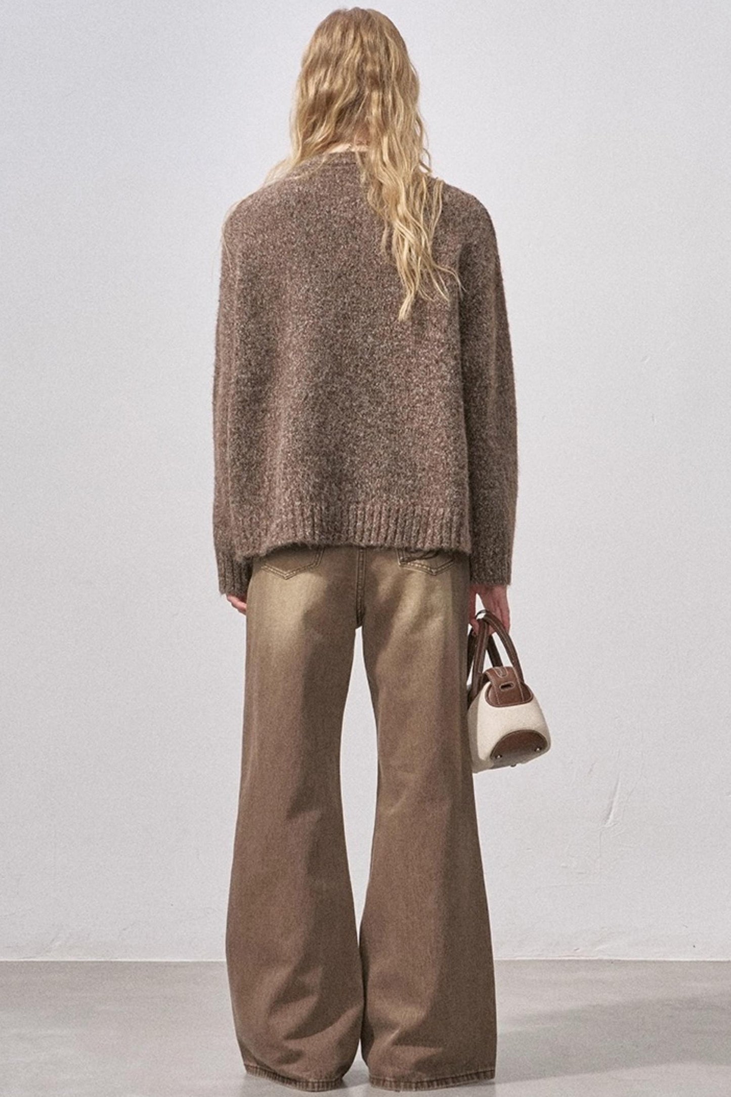 Floral Diamond Knit Sweater