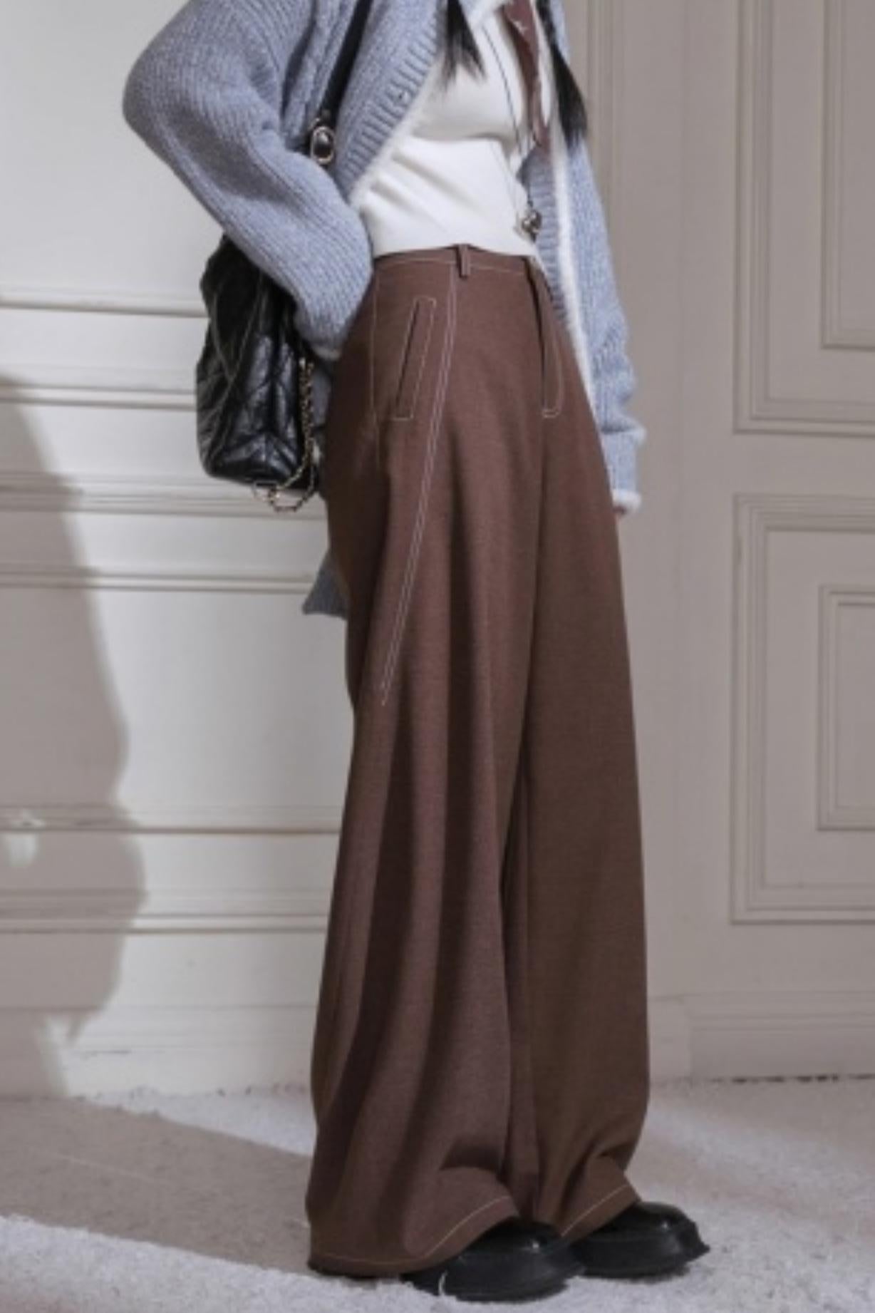 Autumn Maple Silhouette Pants