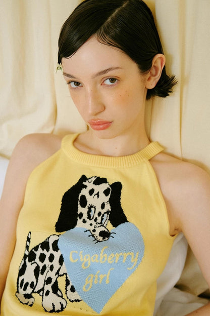 Yellow Dalmatian Puppy Top