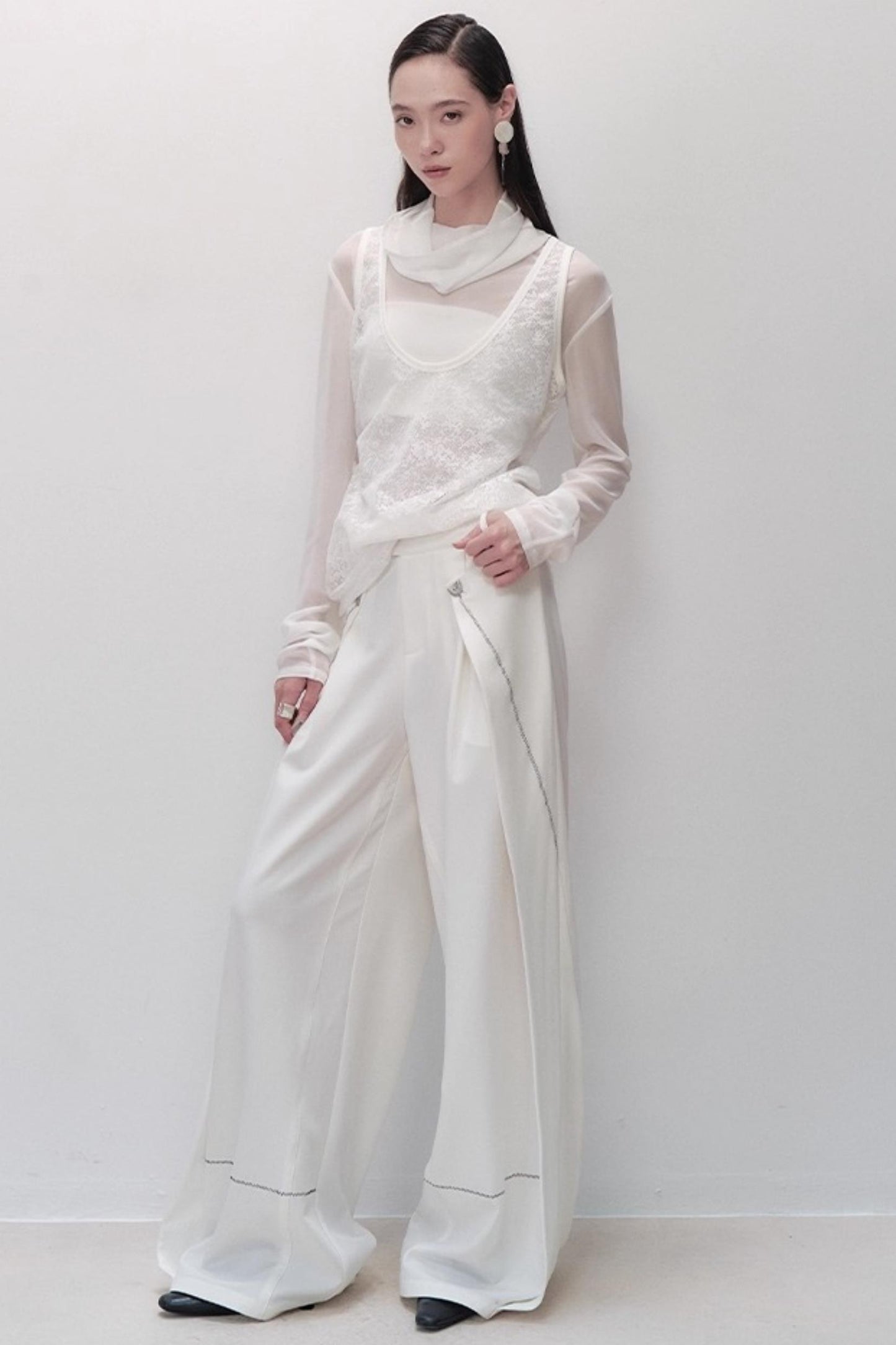 Black Wide-leg Pants